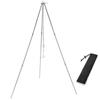 Tripod Fire Pit with Adjustable Height, High Stability, Compact and Lightweight, for Camping, Outdoors, and More, Includes Storage Bag