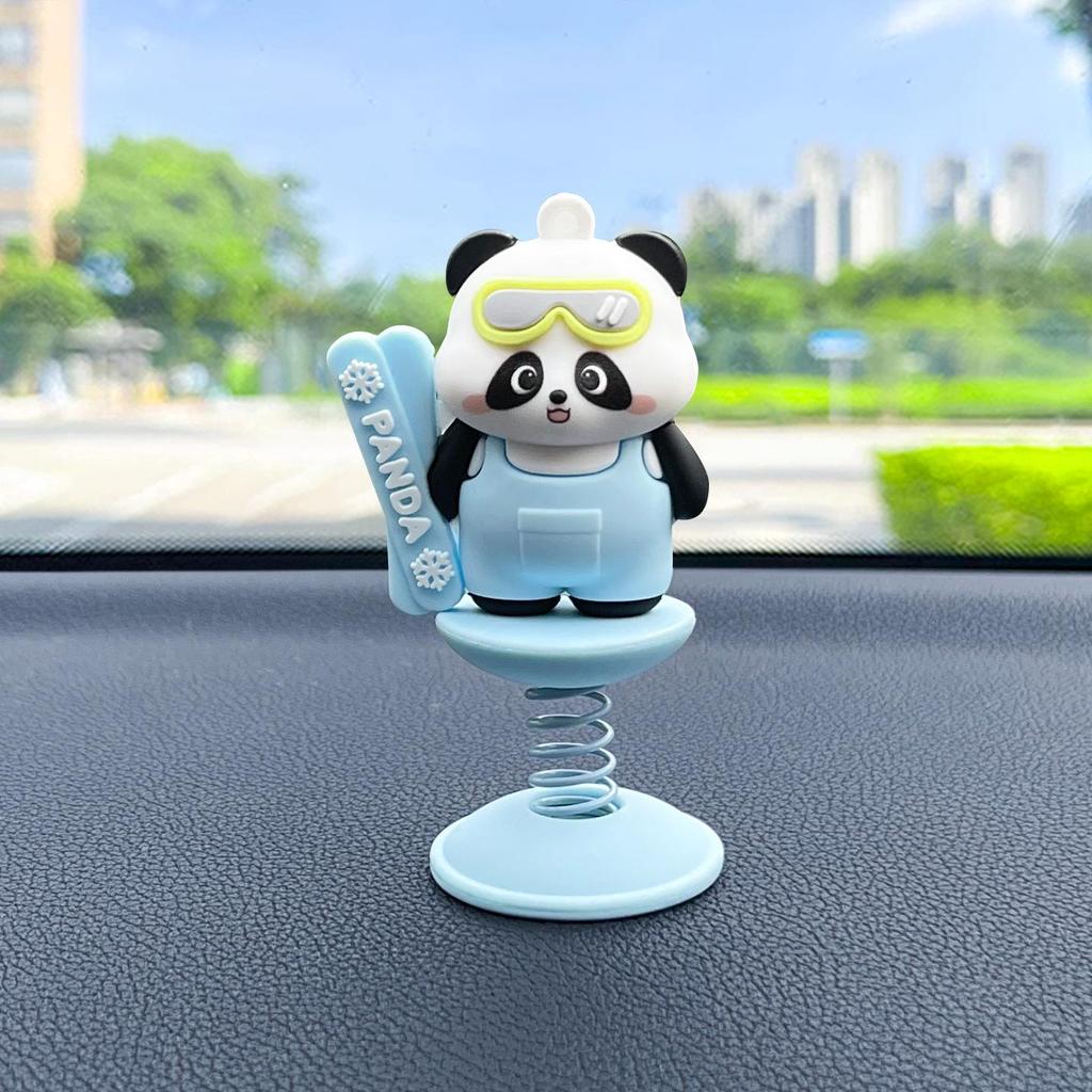 Новое поступление: Маленький Панда-Болванчик - Милое Украшение Салона Автомобиля