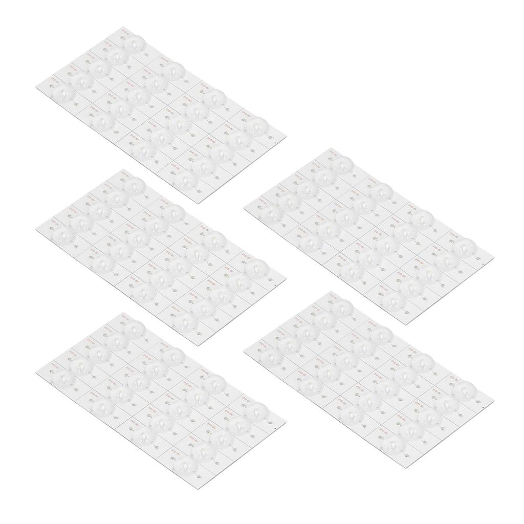 100 шт. линзовых бусин 6 В прозрачные круглые светодиодные аксессуары высокой яркости для 32?Ремонт телевизоров 65 дюймов