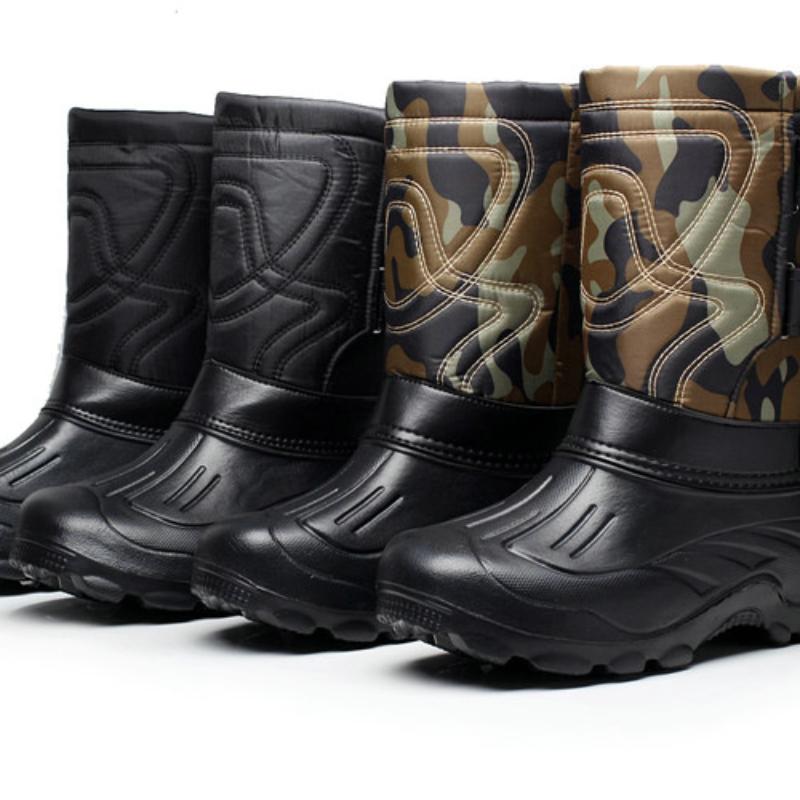 Мужские зимние и осенние водонепроницаемые и морозостойкие рыболовные ботинки, противоскользящие и съемные мягкие походные и зимние ботинки40-46