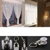 Durable Curtain Track Roller Silent Hooks Drapery Rail Sliding Glider Ceiling Pulley