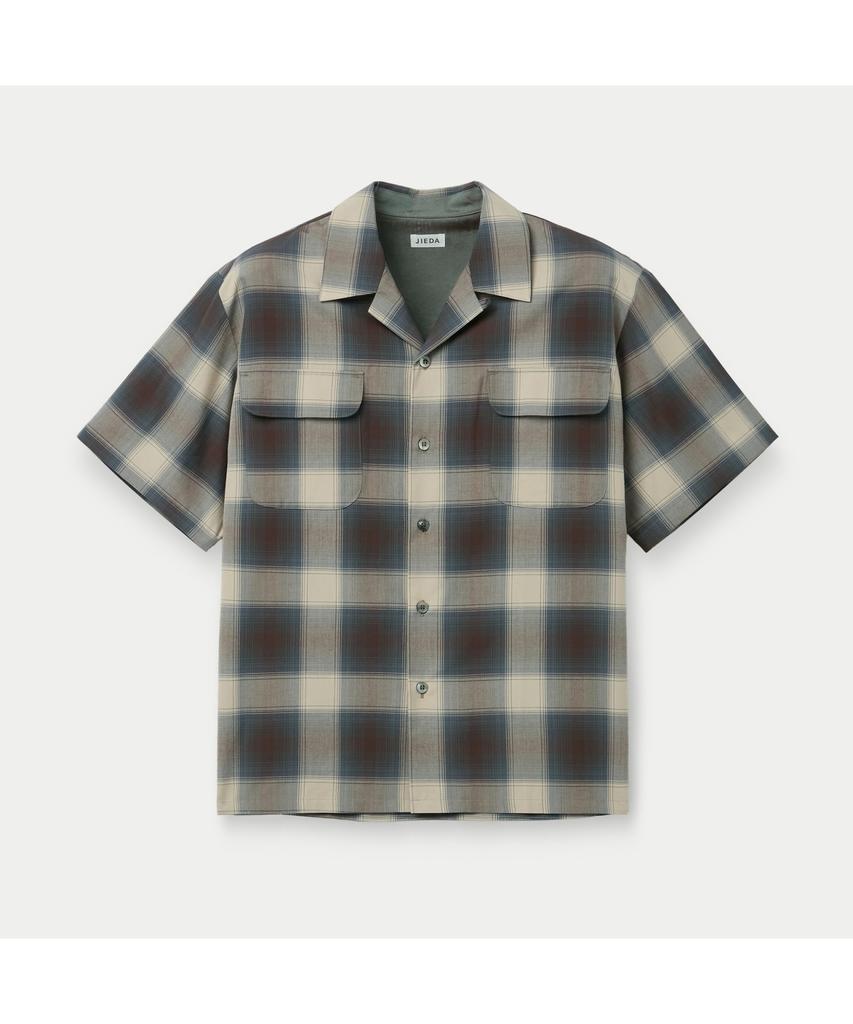 Silijeu Jieda Check Open Collar Shirt Svsfm26301Brx