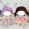20CM Cap Dress Suit Multicolor Hairband Suspender Gift Doll Clothes  Cotton Stuffed Doll