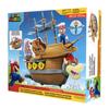 Super Mario Super Mario Deluxe Airship Playset с фигуркой Марио Аутентичные звуки Вращающиеся пропеллеры Воздушный корабль Боузера - В игре и Боузера