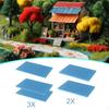 5x Polyurethane Foam Sheet Insert, DIY Arts Crafts, Cuttable Model Diorama Base Craft Board for