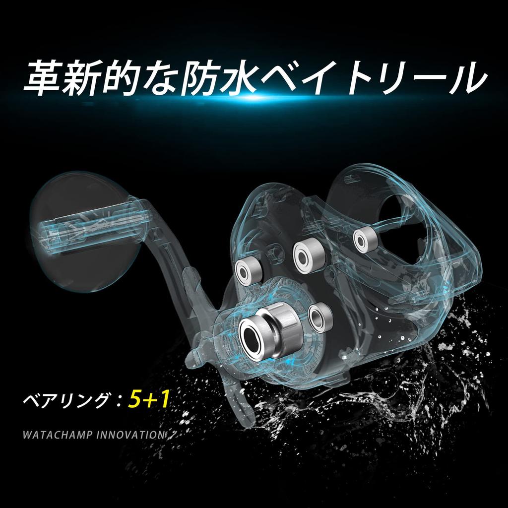WATACHAMP Drop Shot Pro Мультипликаторная катушка с заменяемой леской большой вместимости Идеально подходит для береговой ночной морской ловли тай-резиной с лодки, морского окуня, с подсчетчиком, LED,