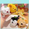 Combined Mango Creative Dog Cartoon Plush Pendant Keychain Doll With Bell A