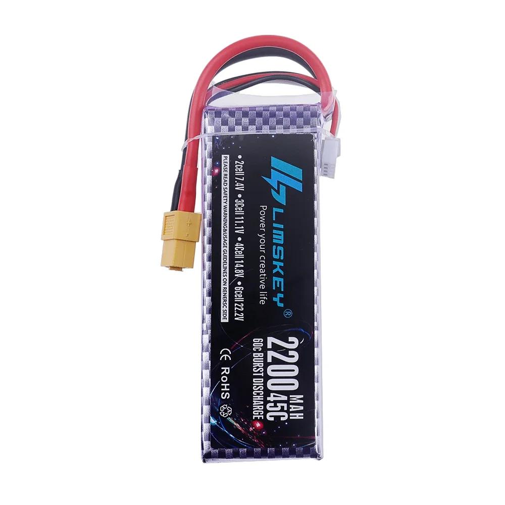 3S 11.1V LiPo Аккумуляторная батарея 2200 мАч 45C Для RC Машинок FPV Дронов Лодок Вертолетов Транспортных средств с разъемами XT30 XT60 Deans T JST