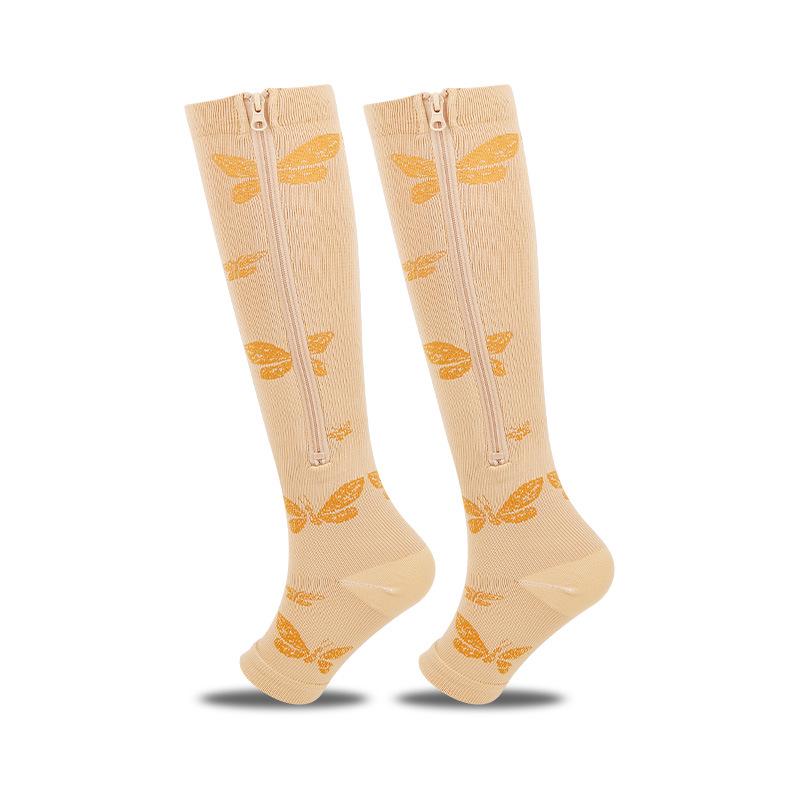 Компрессионные носки для бега на молнии: Трансграничные виды спорта, поддержка голени