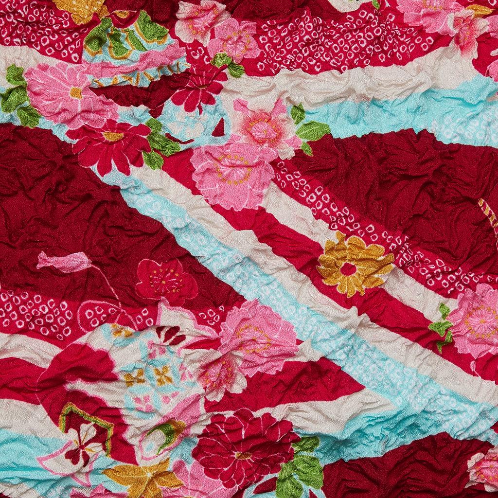 Сумка Андо Шибори HAM-18 Сумка Миура-шибори Кимоно 4Красный 450x400мм (Ручка 150 мм)