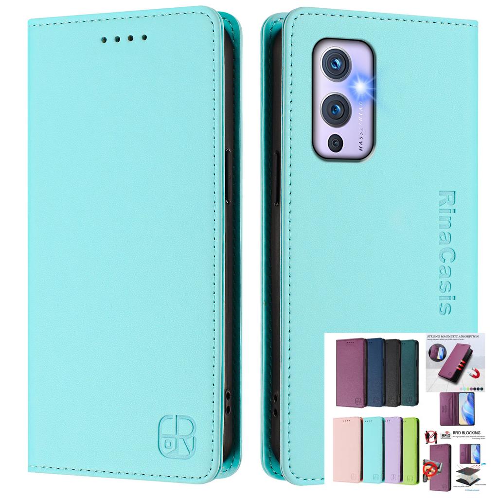 For OnePlus 9R,OnePlus 8T,Nord CE 5G,Ace,Nord N30,N200 5G...Premium PU Leather Wallet-Style Case,Shockproof & RFID-Blocking
