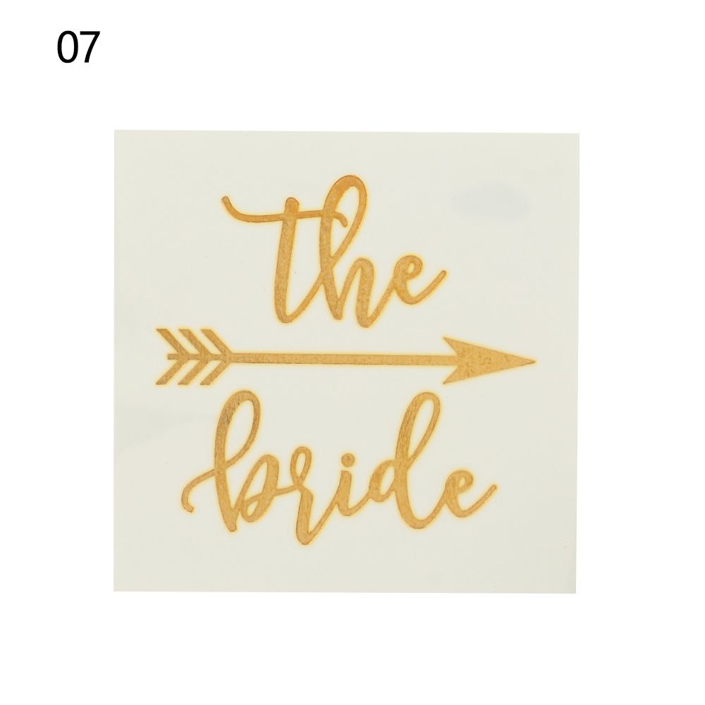 Наклейка для мальчишника, татуировка для невесты, украшение для вечеринки, свадебная команда, временная татуировка