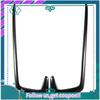 AA92-2Pcs Gloss Black Exterior Front Fog Light Lamp Cover Trim Fit For Honda Civic -