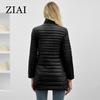 ziai Autumn Winter Women's Jacket Warm Padded Puffer Coat Ultra Light Down Jacket Women Quilted Parka Slim Fit Outerwear DM22