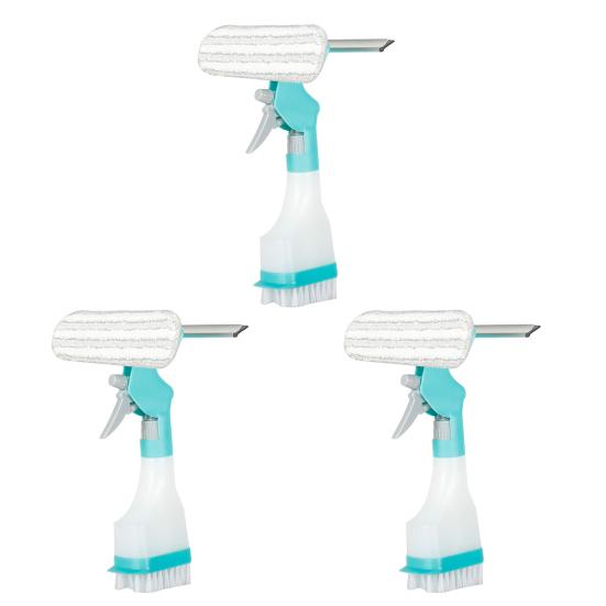 1/2/3 шт. Стеклоочиститель 4-в-1, очиститель стекла, скребок, распылитель, многофункциональный, с бутылкой-распылителем, для мытья окон