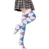 New Vintage Style Women's Socks Diamond Plaid Over Knee Socks Student Casual Stockings Party Dance Socks