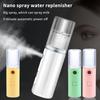 Mini Portable Usb Rechargeable Handy Face Humidifier Facial Sprayer Skin Care Machine Nebulizer Hydrating Daily Beauty Makeup