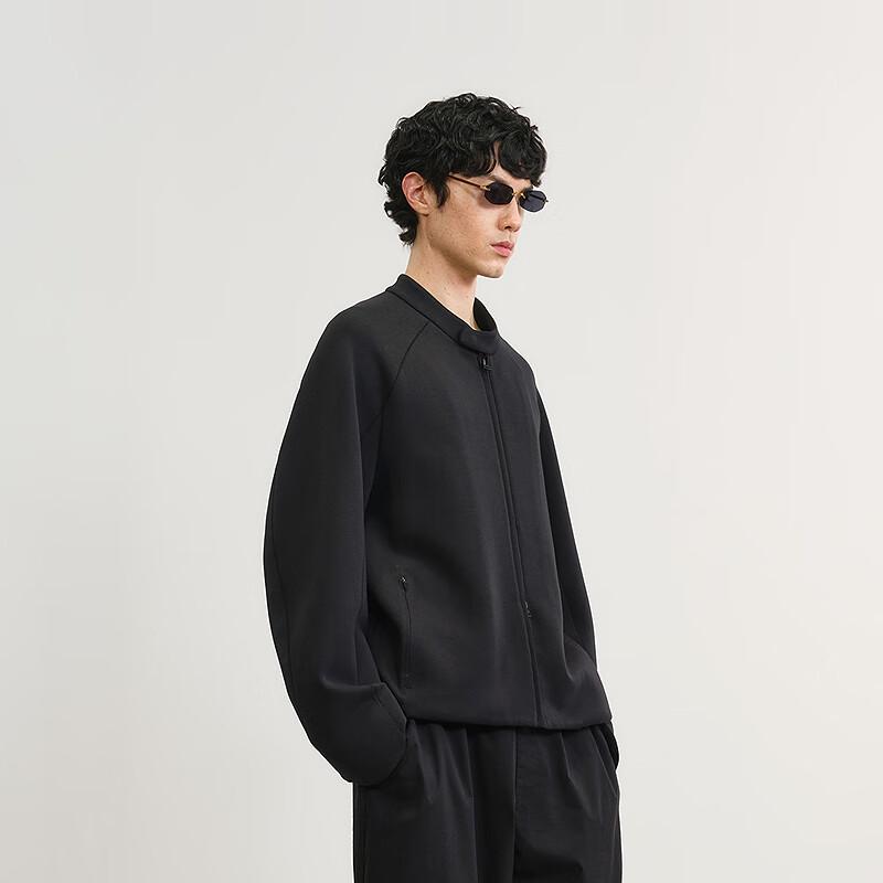 Мужской свитшот CROQUIS 2025 Весна со стойкой воротником и полной молнией