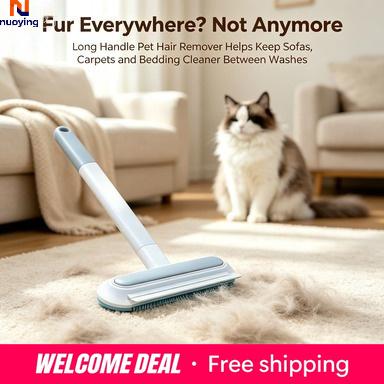 Fabric Pet Hair Remover Brush, Reusable & Washable Multifunctional Cleaning Tool for Sofas, Carpets, Clothes and Bedding