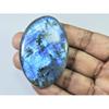 183Cts.Natural Labradorite Multi Fire Oval Cabochon Loose Gemstone 37X58X8MM D-233