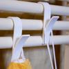 1PCS Bathroom Towel Hook Radiator Hook High Quality Towel Heating Rack Radiator Iron Hanger Bathroom Hook White/transparent