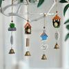 Wind Chime Hanging Decoration 1PCS Copper Bell Hanging Creative Outdoor Tinkle Decoration Cure Department DIY Bells