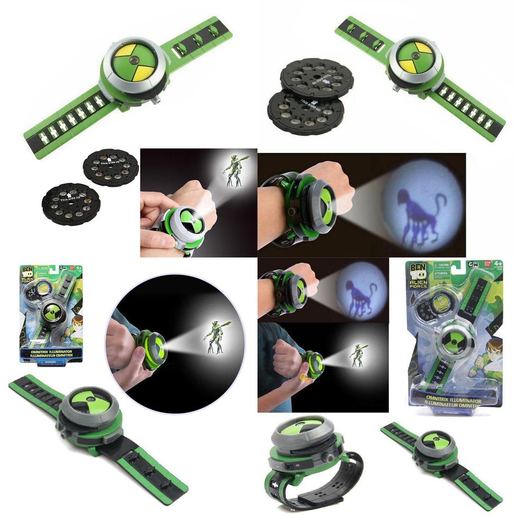 Захватывающие часы-проектор Ben 10 Alien Force Omnitrix Illuminator, подарок для детей