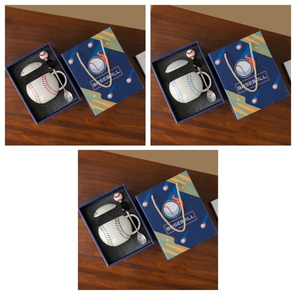 Creative Tea Cup Sports Theme Ceramic Mug Drinkware Baseball Cup Gift for Baseball Lover