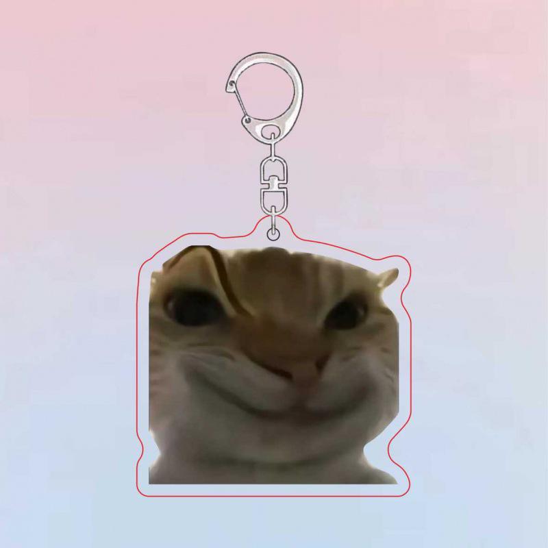 Причудливый брелок для ключей «Котенок»: Юмористический подарок-прикол для рюкзаков и дней рождения