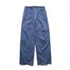 Mens Relaxed Fit Straight Leg Cargo Pants With Pleated Detail Functional Pockets Cotton Workwear Style