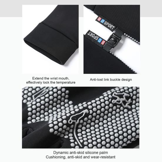 Зимние термоперчатки для мужчин и женщин, ветрозащитные, теплые флисовые перчатки для сенсорного экрана, для холодной погоды, езды на работу, катания на лыжах