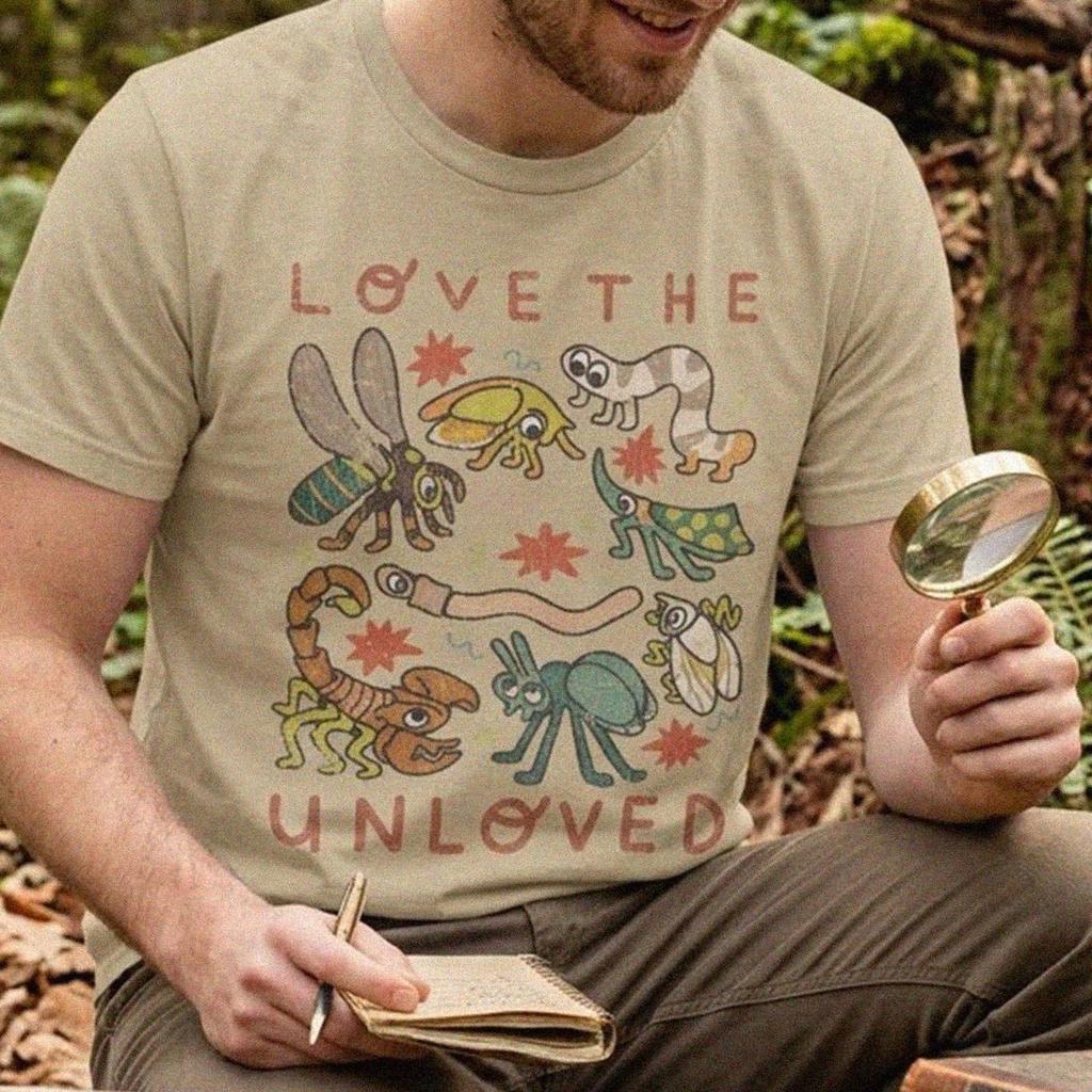 Love The Unloved Bug Shirt, Vintage Entomology Insect Lover Tee