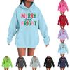 Women's Loose Comfortable Casual Fashion Character Printed Hooded Long Sleeve Sweatshirt