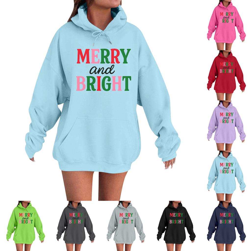 Women's Loose Comfortable Casual Fashion Character Printed Hooded Long Sleeve Sweatshirt