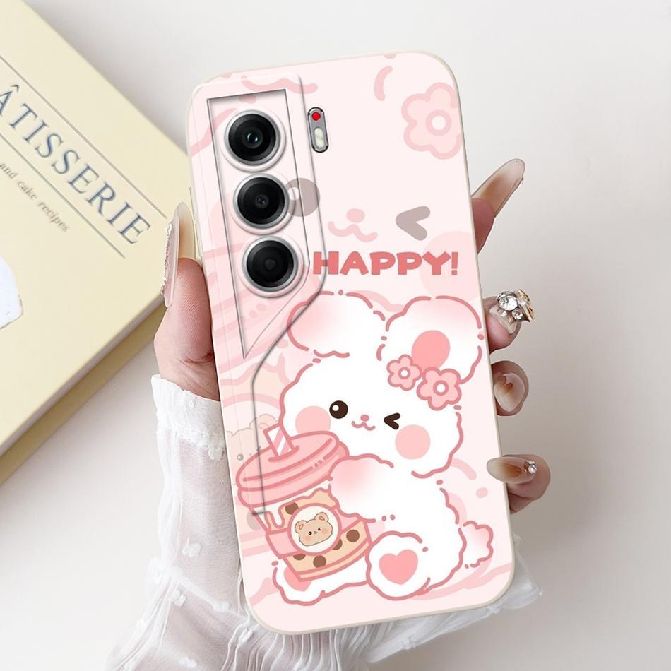 For Tecno Camon 40 Pro 4G Camon40 CM5 CM6 Elegant Butterfly Floral Phone Case For Camon 40 40Pro 4G Soft Silicone Cases Bumpers