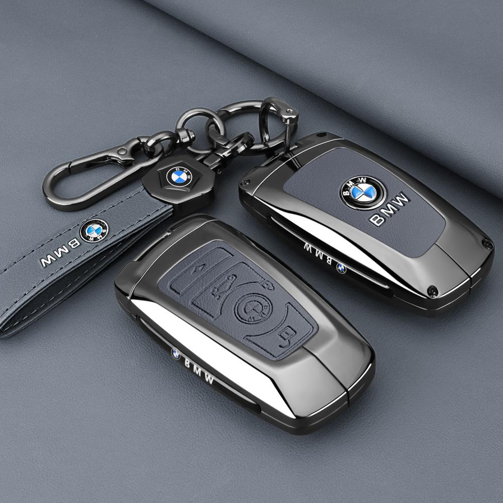 Styling Zinc Alloy Car Key Cover Case Holder For BMW 1 3 7 Series X1 X3 X5 X6 X7 F20 F15 F16 F48 G20 G30 G01 G02 G05 G11 G32 CZ9