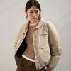 Short loose thickened pie to overcome women's commuting versatile cotton-padded jacket big fur collar tooling cotton clothes women's autumn and wi