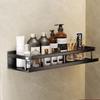 Black Bathroom Shelves Space Aluminum Toilet Rack Practical Makeup Organizer  for Kitchen
