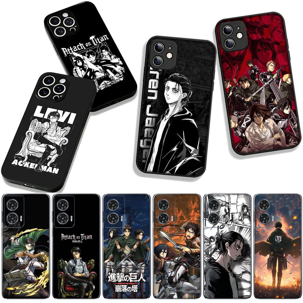for Samsung Galaxy A36 A17 A26 A07 A35 A54 A53 A13 A33 A34 S8 S9 S20 S21 FE S10 Plus Case levi Attacks Jaeger on Titan Eren