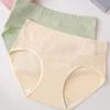 Женские трусики, дышащие трусы, нижнее белье с высокой талией, антибактериальные трусики с промежностью