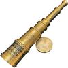 Brass Marine Telescope, Christmas Day Gift, Camping, Hiking, Antique Telescope