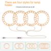 VnnZzo Grow Light 5V USB Фитолампа для растений Светодиодная лампа полного спектра Angel Ring для растений для комнатных цветов, теплиц, рассады
