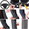 Customized Original DIY Car Steering Wheel Cover For BMW M Sport E36 E39 Z3 M E36/7 E36/8 Leather Braid For Steering Wheel