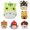 Милый плюшевый детский рюкзак с мультяшным животным принтом, удобный для мальчиков и девочек!