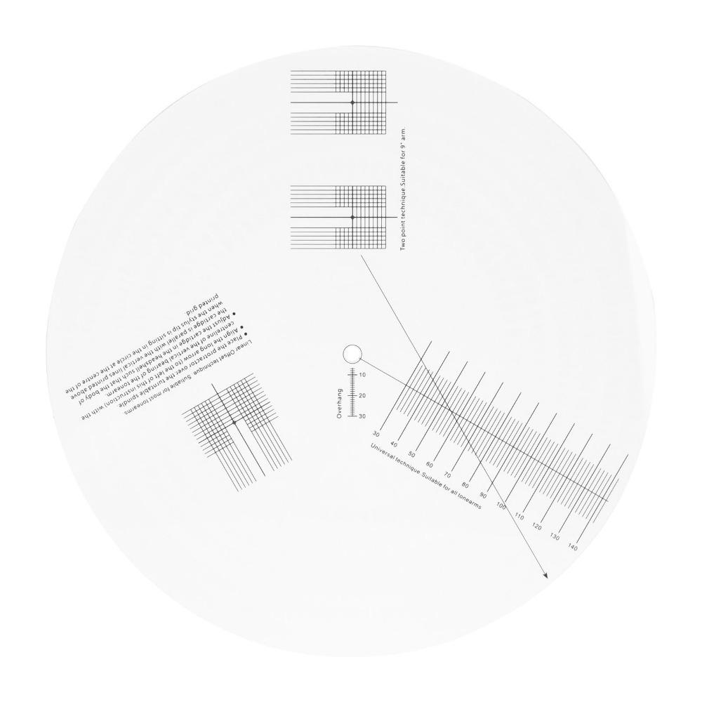 Double-sided Function Calibration Disc Strobe Disc Mat for Turntable Maintenance