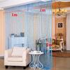 String Curtain Shiny Tassel Line Curtains Window Door Divider Drape Living Room Decor Valance Glitter Door String Curtain
