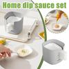 Набор из тарелок и держателей для соуса для макания, набор для хранения приправ и соуса для макания, коробка из 1 шт. V3W4