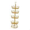 4 Tier Revolving Shoe Tree Rotating Rack Heavy Duty Space Saving Hanger for
