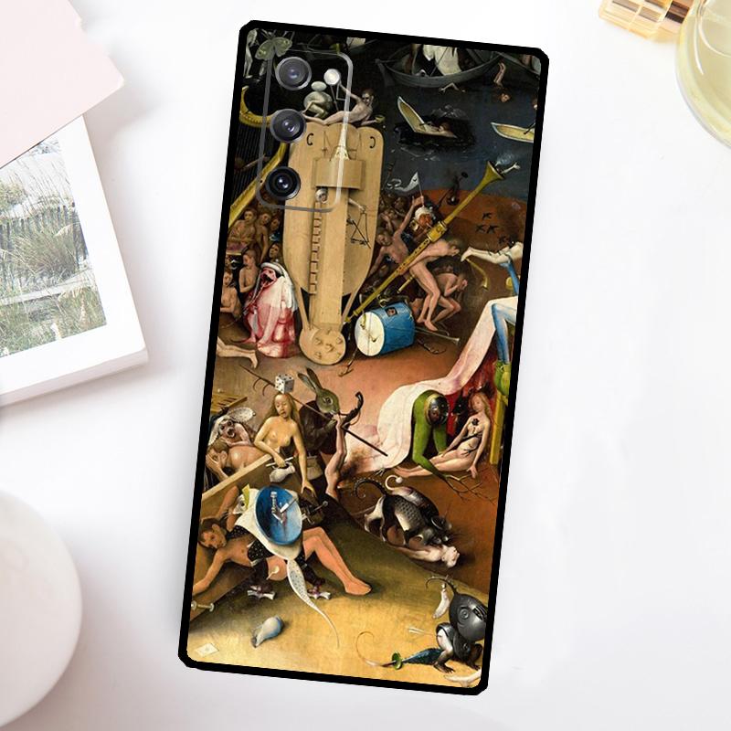 Чехол для телефона с картиной Иеронима Босха Для Samsung Galaxy S25 Ultra S24 FE S20 S21 FE S22 S23 Plus S9 S10 S25 FE