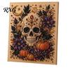 Quirky Halloween Art Projects Ghost Faux Pearl DIY Kit, Spooky 3D Bead Festive Kit Painting Crafts, Gothic Wall for Adults Beginners Creative